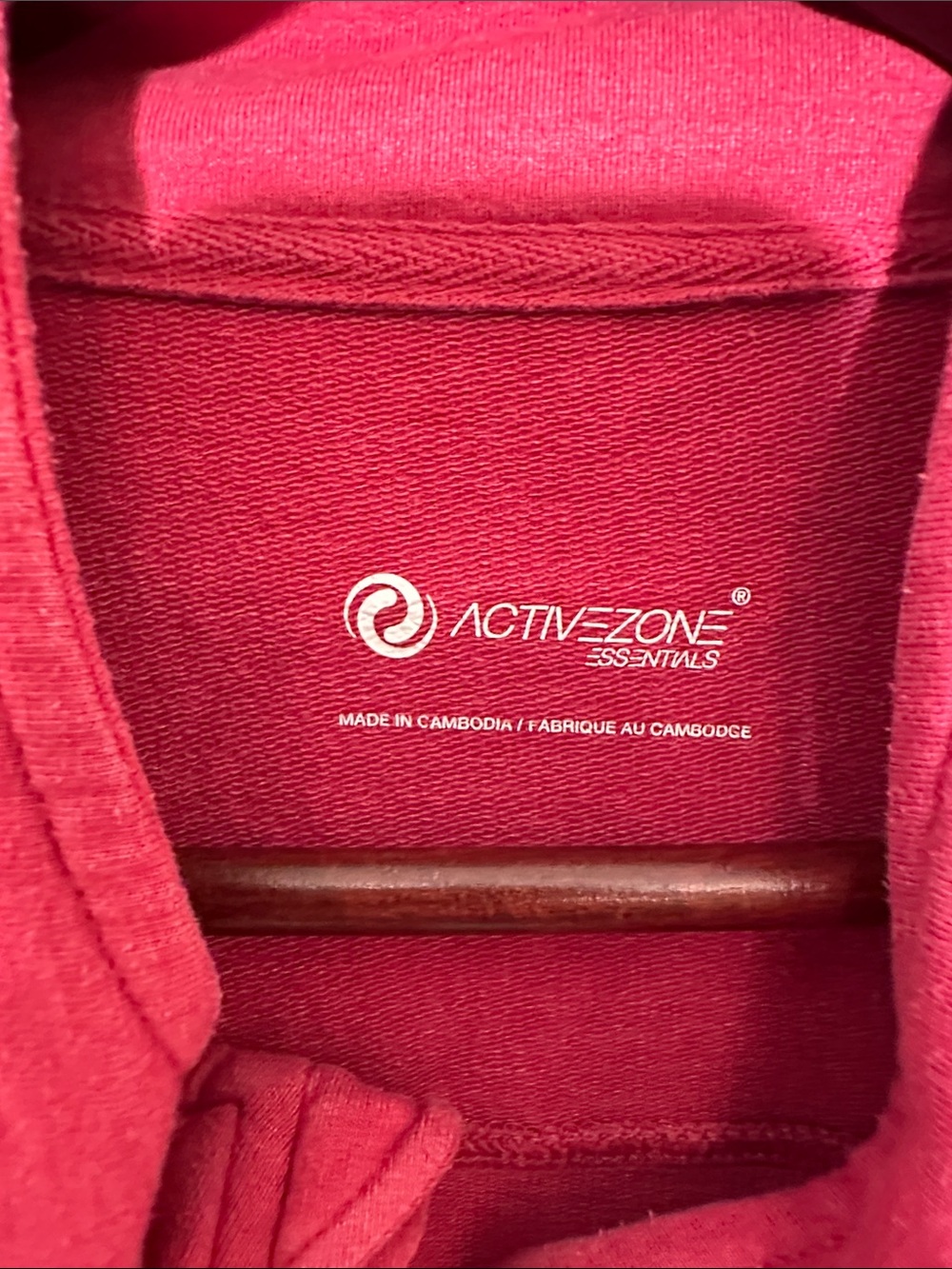 Full-Zip Crew Sweatshirt in Raspberry - Picture 2 of 13